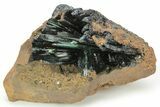 Nodule With Emerald-Green Vivianite Crystals #218267-1